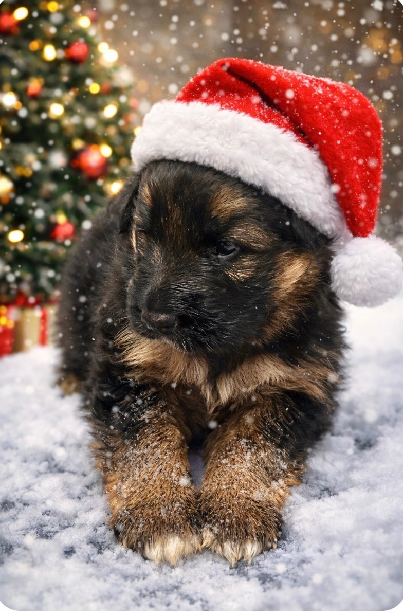 Chiot Berger Allemand Poil Long Des Sources De L'Hers